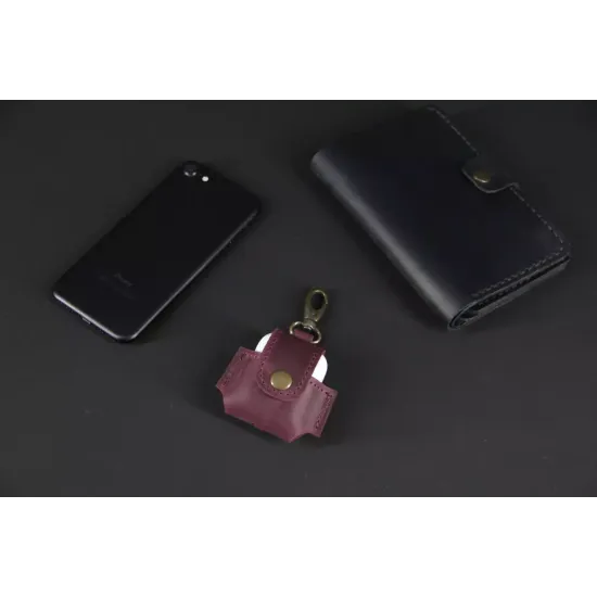 Чохол для Airpods з натуральної шкіри LA-06
