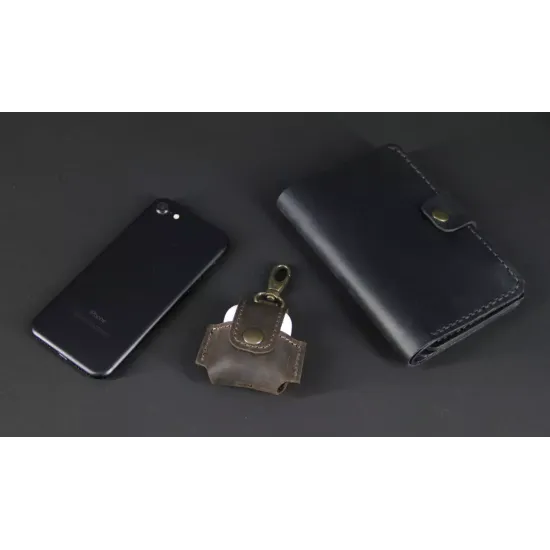 Чохол для Airpods з натуральної шкіри LA-06