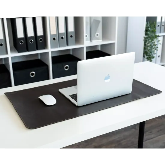 Килимок для робочого стола з натуральної шкіри LA-10