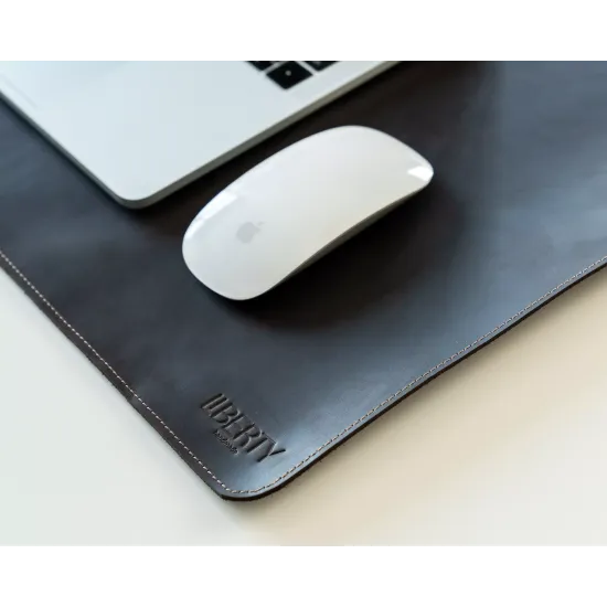 Килимок для робочого стола з натуральної шкіри LA-10