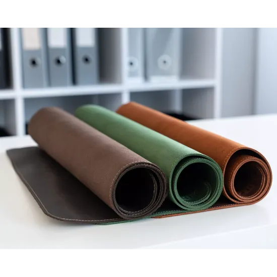 Килимок для робочого стола з натуральної шкіри LA-10