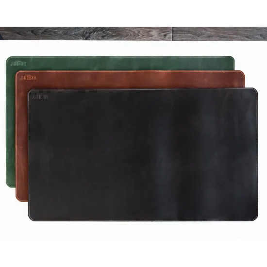 Килимок для робочого стола з натуральної шкіри LA-10