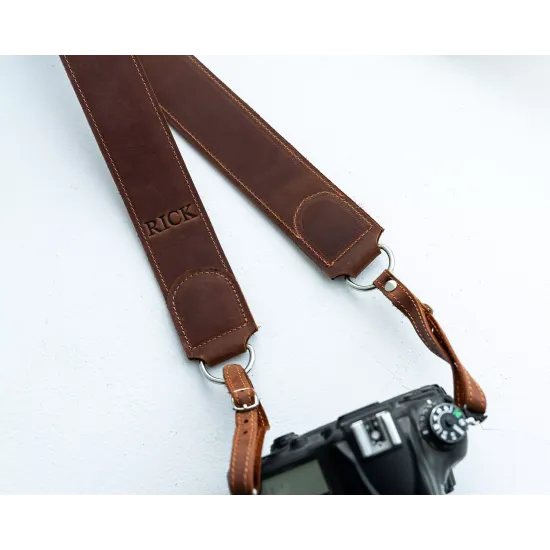 Ремінь для фотоапарата з натуральної шкіри  LA-17