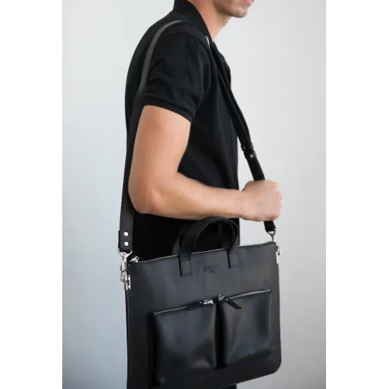 Сумка-чохол для ноутбука з натуральної шкіри LC-01