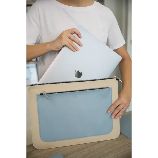 Чохол для ноутбука або планшета з натуральної шкіри LC-02