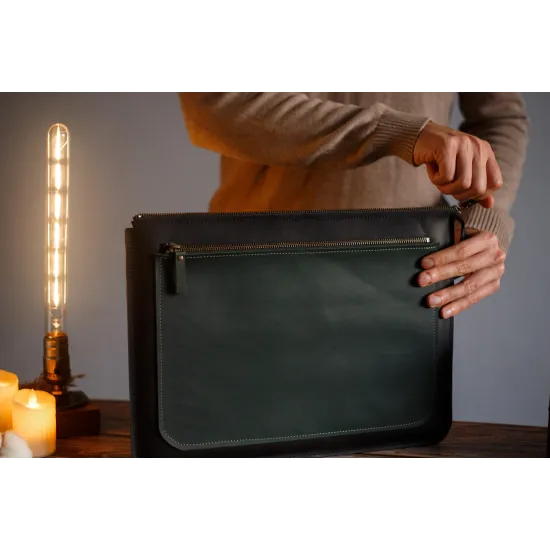 Чохол для ноутбука або планшета з натуральної шкіри LC-02