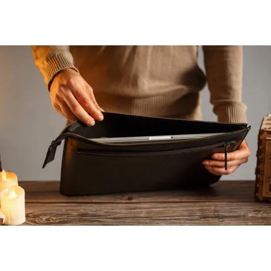 Чохол для ноутбука або планшета з натуральної шкіри LC-02