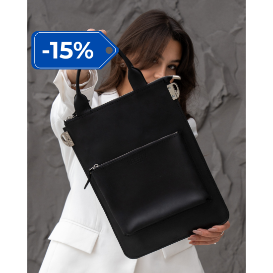 Сумка-чохол LC-18 для ноутбука 13'  в чорному кольорі 