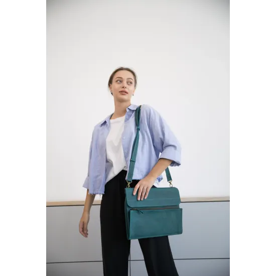 Сумка-чохол для ноутбука з натуральної шкіри  LC-20