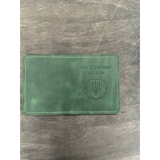 Обкладинка на посвідчення офіцера з натуральної шкіри LO-04