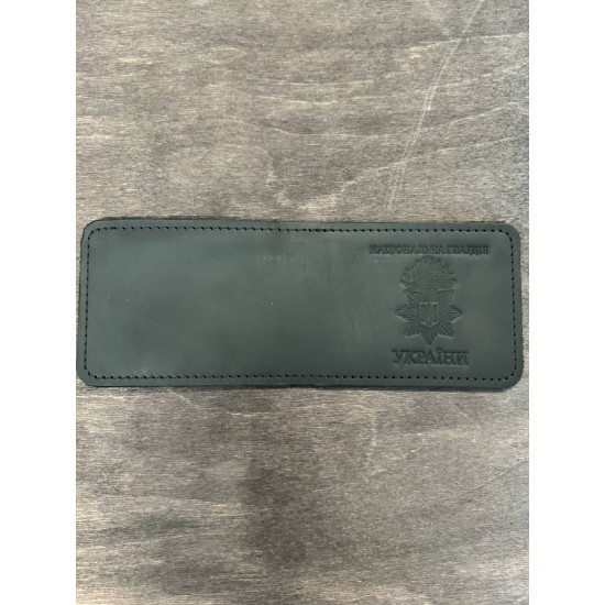 Обкладинка на посвідчення НГУ з натуральної шкіри LO-09