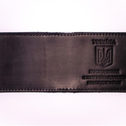 Обкладинка для посвідчення особи з інвалідністю внаслідок війни з натуральної шкіри LO-13