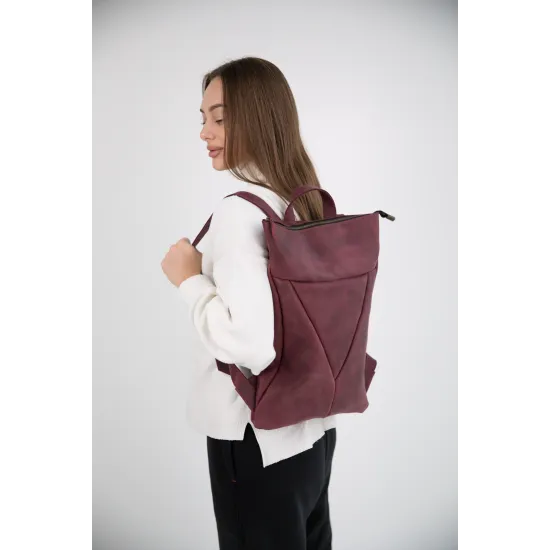 Рюкзак з натуральної шкіри LR-01