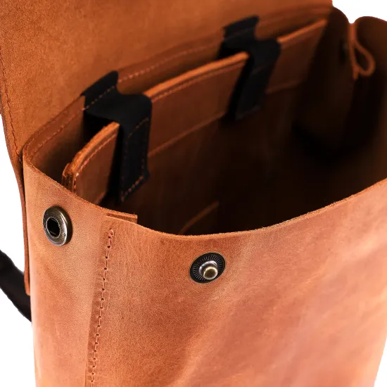 Рюкзак з натуральної шкіри LR-09