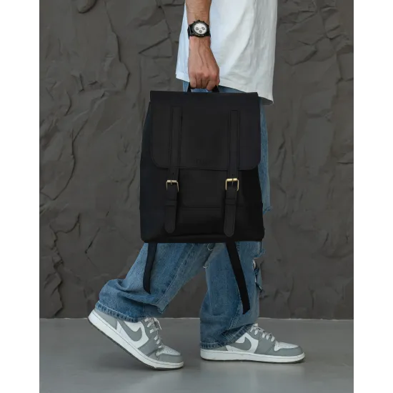 Рюкзак з натуральної шкіри LR-09