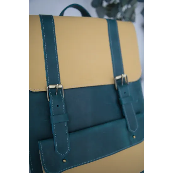 Рюкзак з натуральної шкіри LR-10