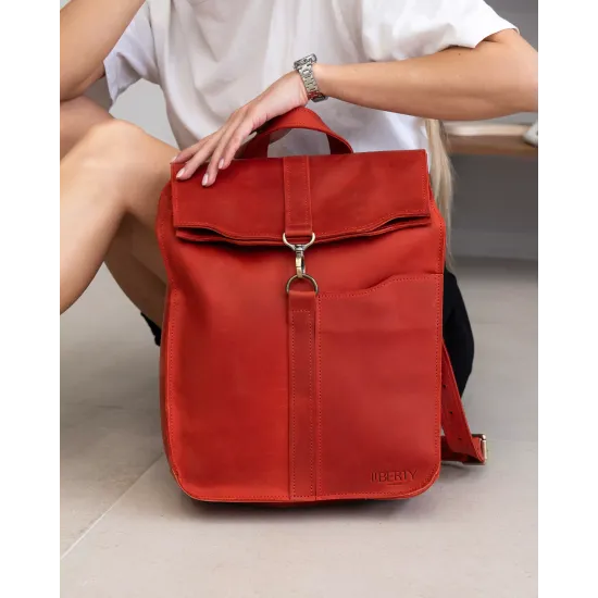 Рюкзак з натуральної шкіри LR-16