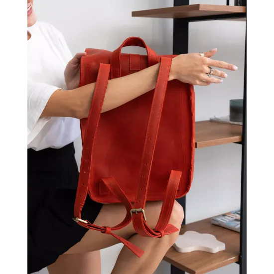 Рюкзак з натуральної шкіри LR-16