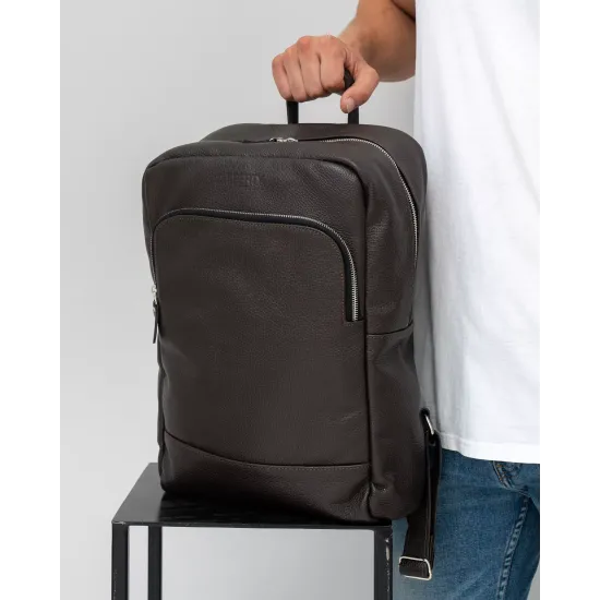 Рюкзак з натуральної шкіри LR-18