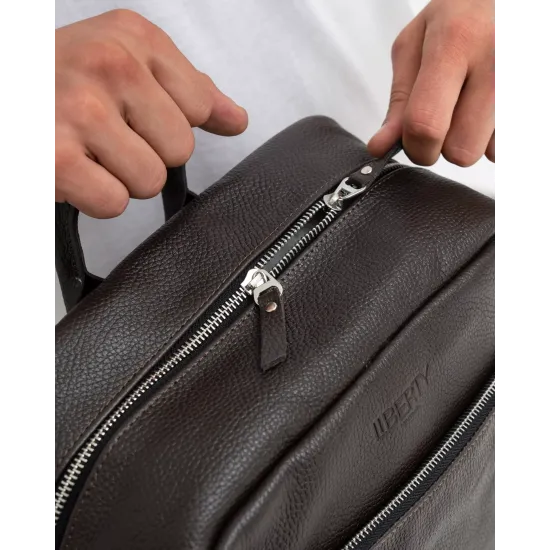 Рюкзак з натуральної шкіри LR-18