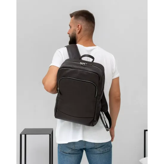 Рюкзак з натуральної шкіри LR-18