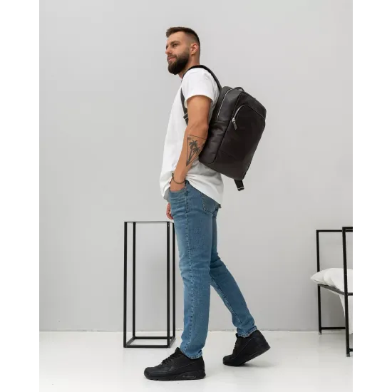 Рюкзак з натуральної шкіри LR-18