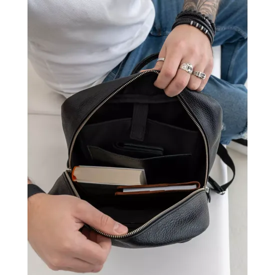 Рюкзак з натуральної шкіри LR-18