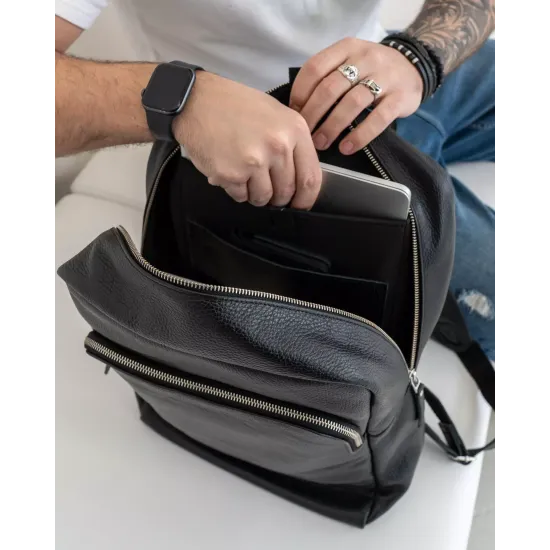 Рюкзак з натуральної шкіри LR-18