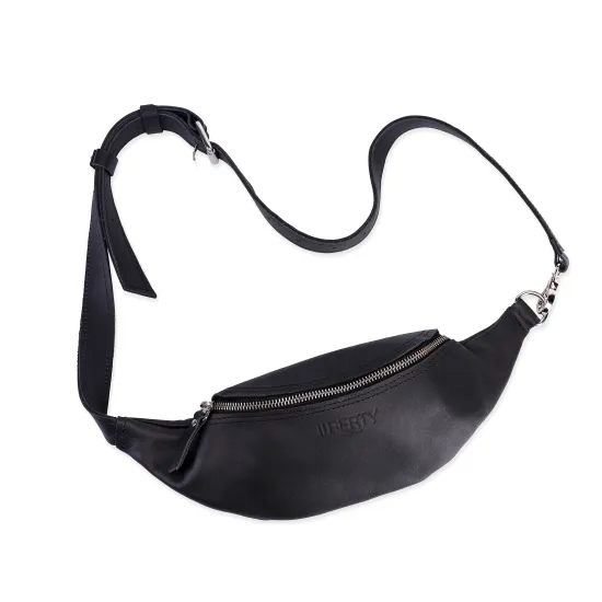 Сумка-бананка з натуральної шкіри LS-05