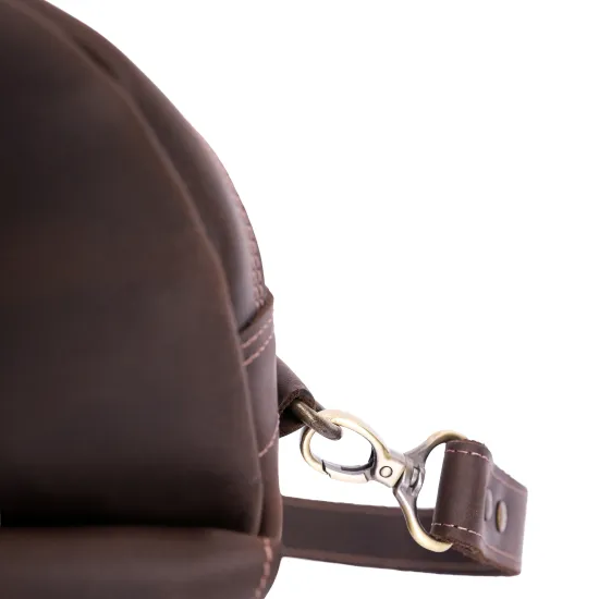 Кругла сумка з натуральної шкіри LS-06