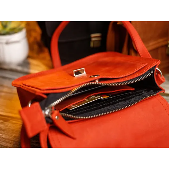 Cумка через плече з натуральної шкіри  LS-27