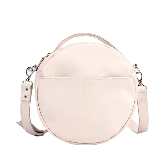 Кругла сумка з натуральної шкіри LS-44