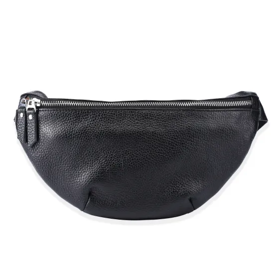 Сумка-бананка з натуральної шкіри LS-48