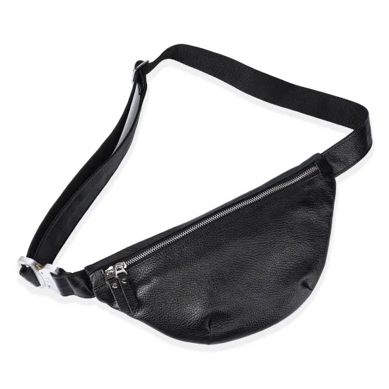 Сумка-бананка з натуральної шкіри LS-48