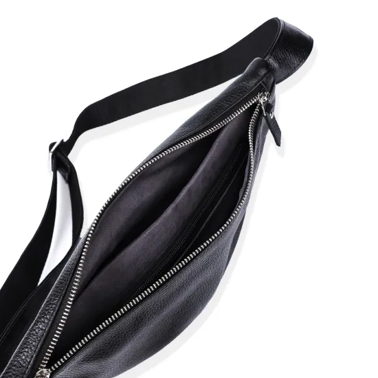 Сумка-бананка з натуральної шкіри LS-48